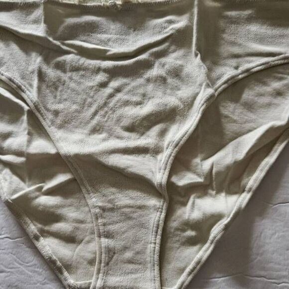 SKIMS COTTON POINTELLE PANTY NWT - Picture 4 of 10